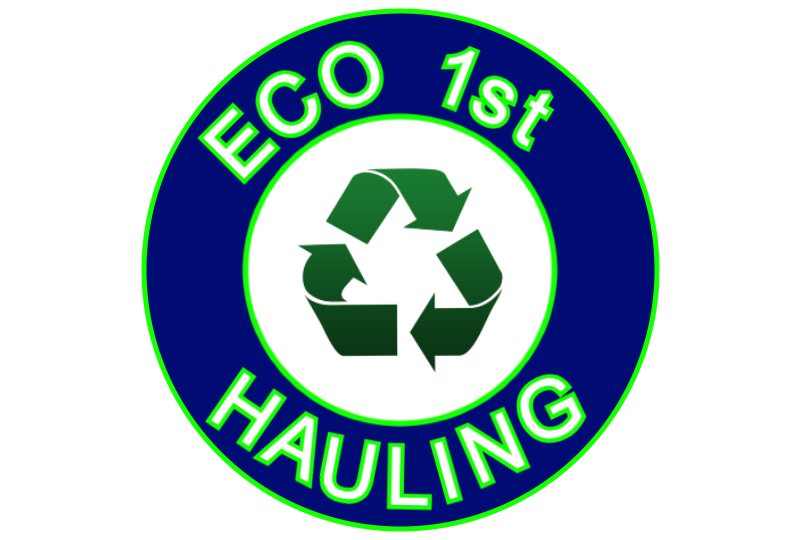 Logo for Eco 1st Hauling and Junk removal services